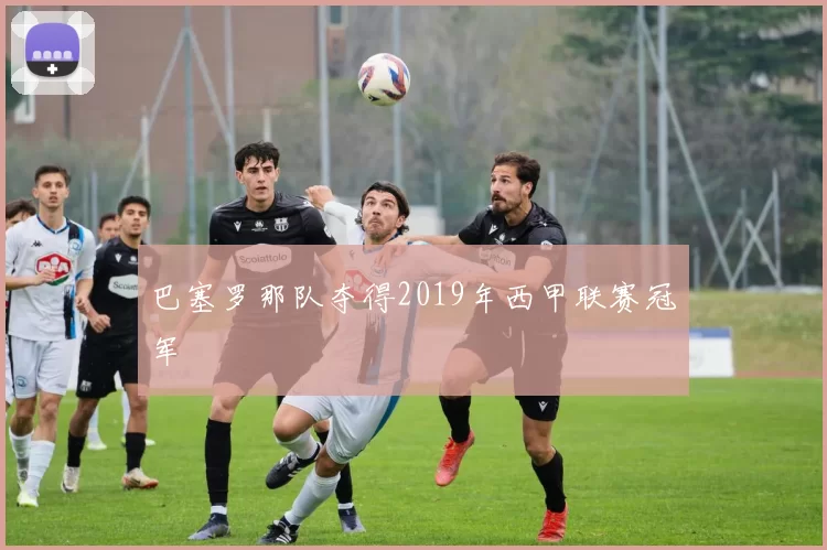 巴塞罗那队夺得2019年西甲联赛冠军